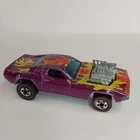 HOT WHEELS RedLines - Rodger Dodger ,  Plum ,w/RL's ,  made in 1974 Metal Base