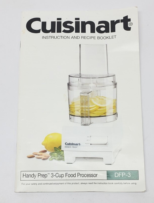 Cuisinart Handy Prep Food Processor 3 Cup DFP-3 Parts | eBay