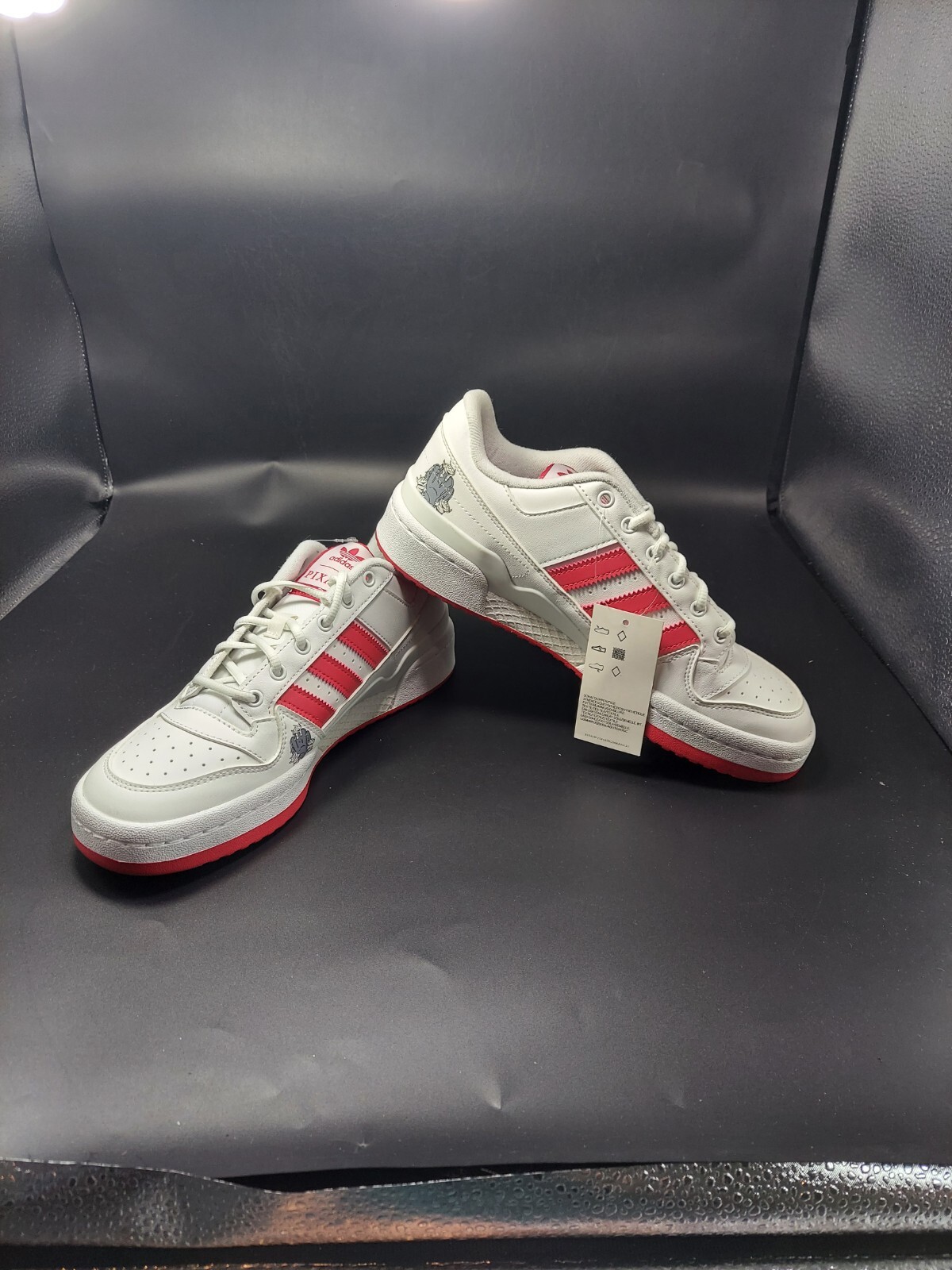 Adidas x Disney Pixar Forum Low White Red GX0991 Men's Size 7.5 | eBay