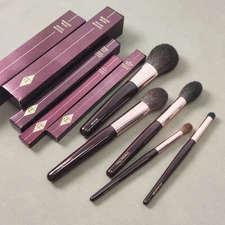 NEW Charlotte Tilbury powder foundation blusher Makeup brush set 8PCS Authentic