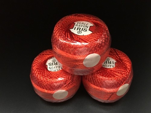 IRIS PERLE RAYON SIZE 8 embroidery thread. 10 grams. Choose from 39 Colors. - Picture 58 of 82