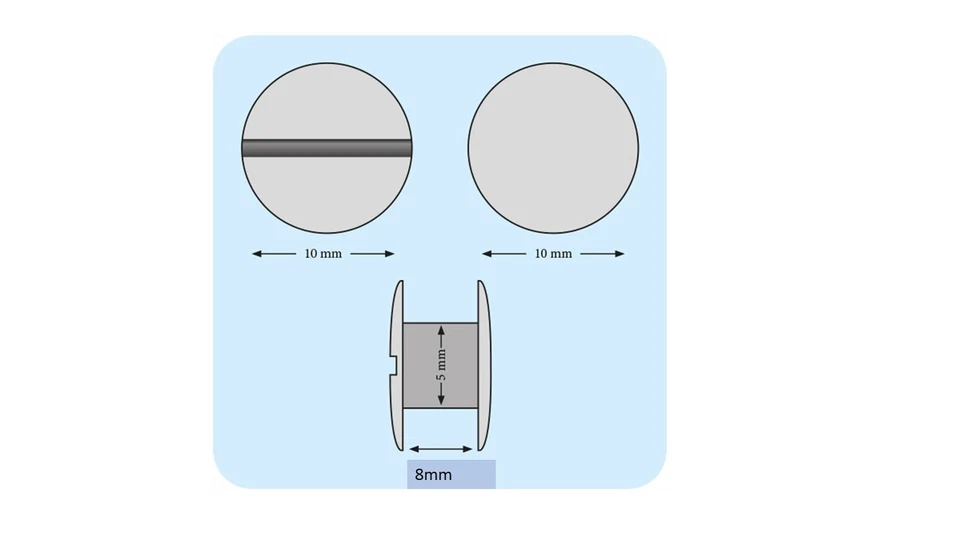 10 Calidad Gürtelschrauben Negro Buchschraube 8MM Remaches de Tornillos - Imagen 2 de 2