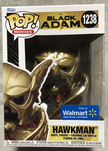 NEW Funko Pop Movies #1238 Black Adam HAWKMAN Vinyl Figure Walmart Exclusive  