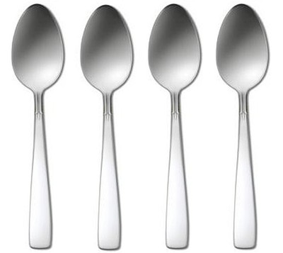 Oneida Accent 4 Teaspoons 18/8 Stainless