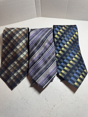 Lot Of Vintage Giorgio Brutini Collezione Neck Ties Multicolored Classic  Fit