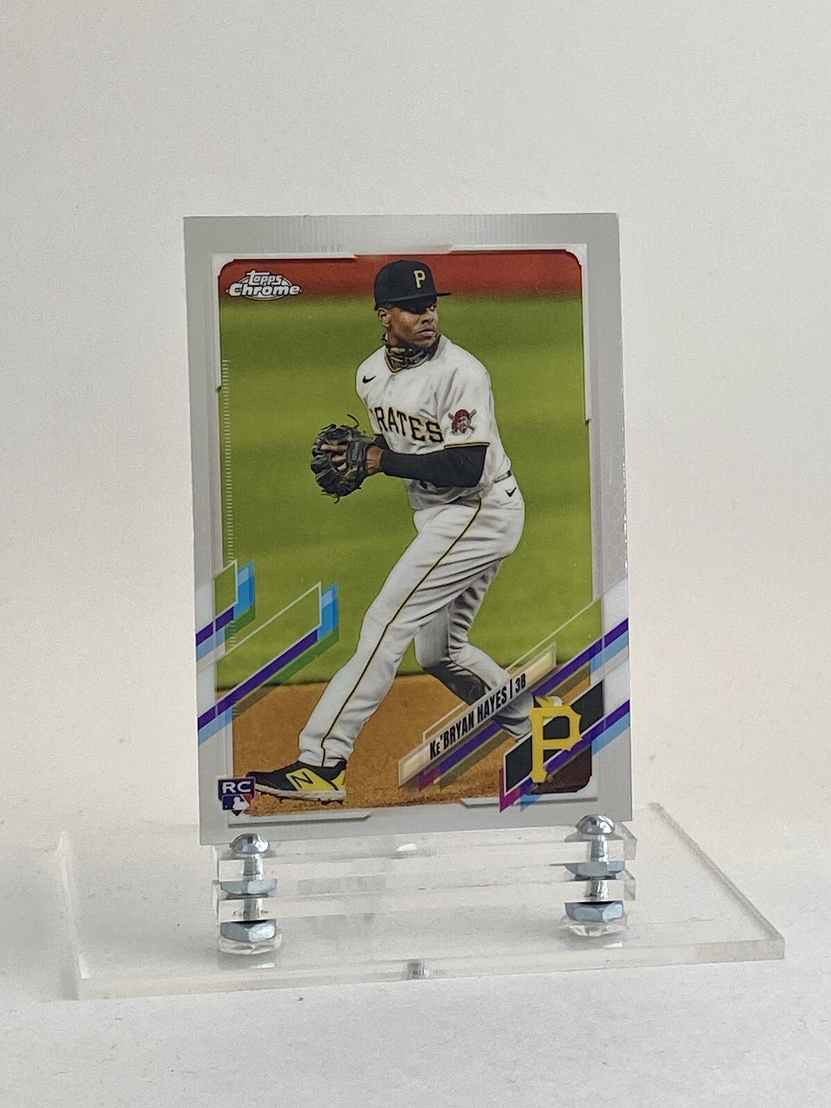 2021 Topps Chrome - Ke'bryan Hayes RC #191, PITTSBURGH PIRATES, ROOKIE CARD