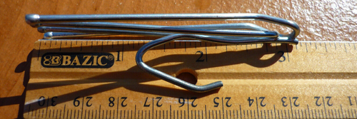 (20) Vintage 4 Prong 3" Pleater Hooks 1-1/4" Drop Curtain Drapery Hooks - Picture 6 of 6