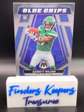 2022 FOTL GARRETT WILSON PANINI MOSAIC FOOTBALL BLUE CHIPS RC #BC-7  
