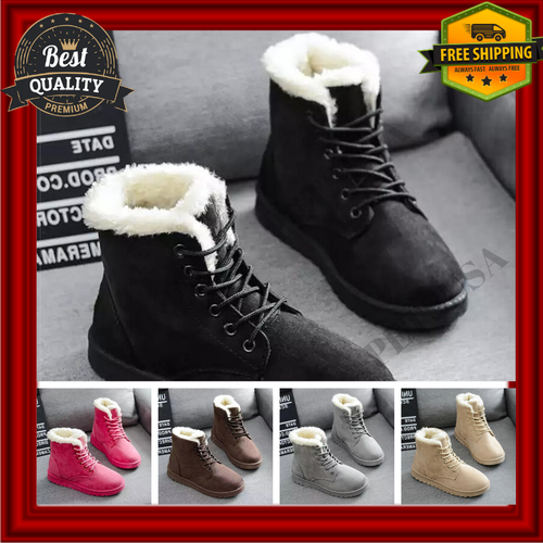 Women Boots Winter Warm Fur Snow Ankle Shoe Botas De Mujer Para Invierno El  Frio | eBay