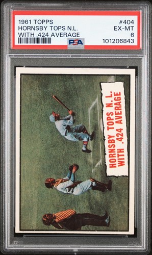 1961 Hornsby Tops NL #404