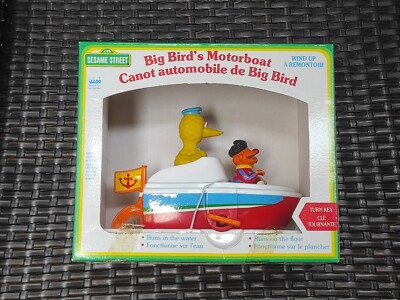 Spielzeug - Boot Sesamstraße Muppets Elmo - NEU - Selten 1992 boat