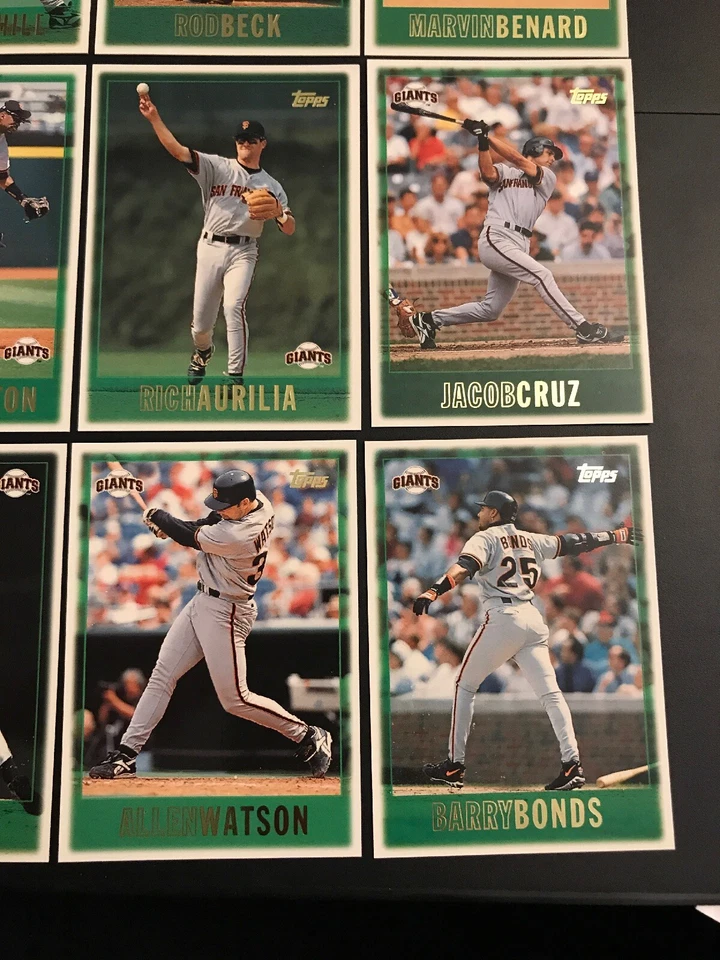1997 Topps Gigantes de San Francisco Juego Completo de Equipo (13) Bonos, Bill Mueller RC Foto 3 de 4