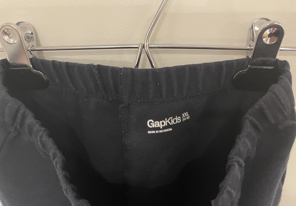 Pantalones Gap Niños Niñas Azul Sólido Cremallera Pierna Pull-On Cintura Elástica Azul Marino XXL 14-16 Foto 4 de 4