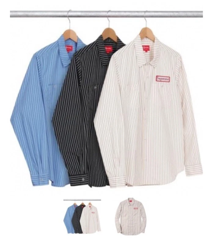 Chemise de travail rayée printemps/été 2014 suprême état impeccable