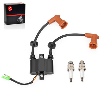 Ignition coil & Spark Plug Wire Cap for Yamaha Outboard 4-Stroke F15 F20 F25 T25