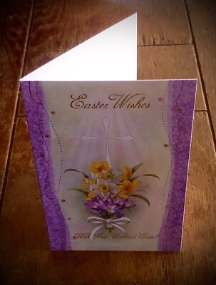 Floral Easter Greeting Cards, Easter, Lent, Catholic, Anglican