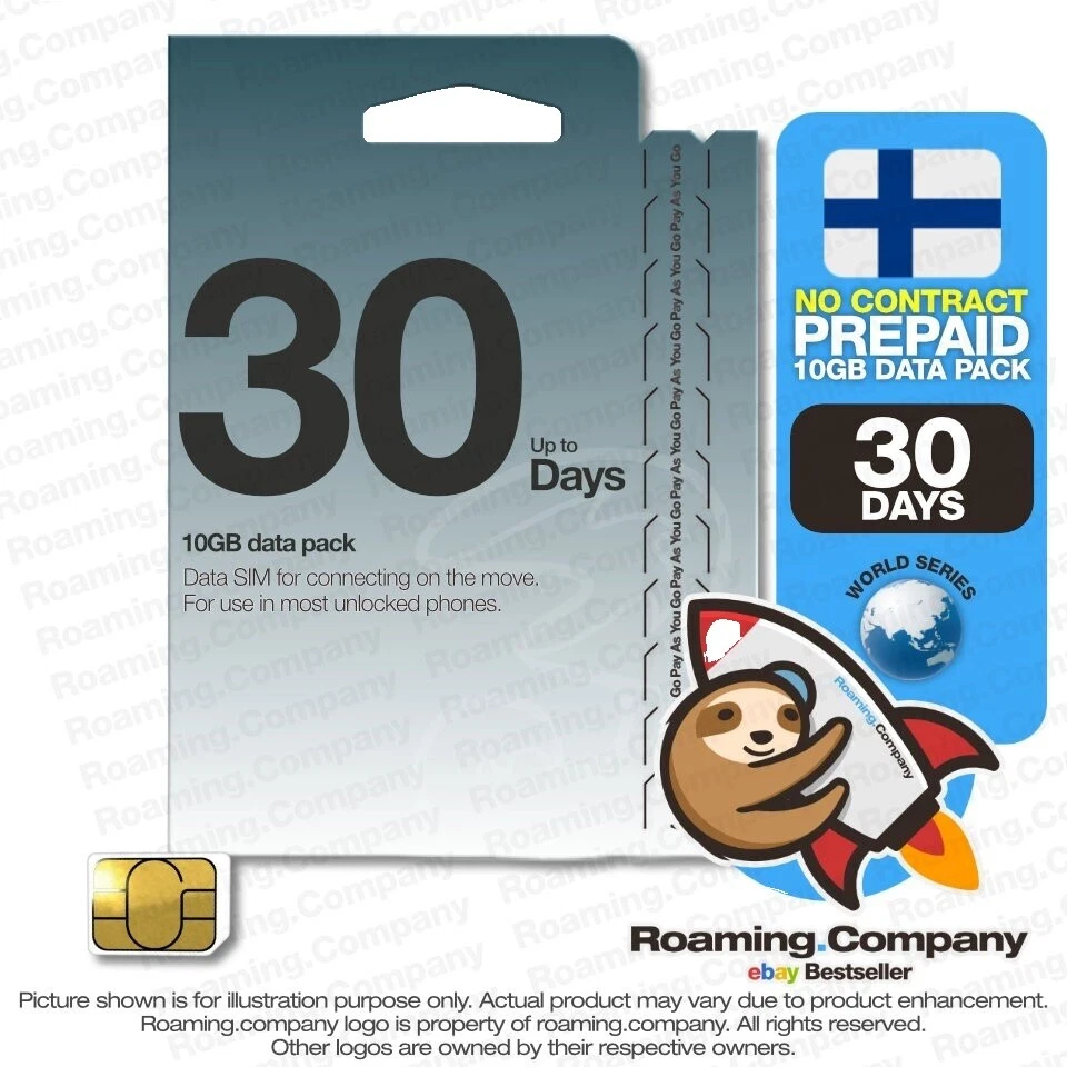 Three Prepaid Cell Phone SIM Cards