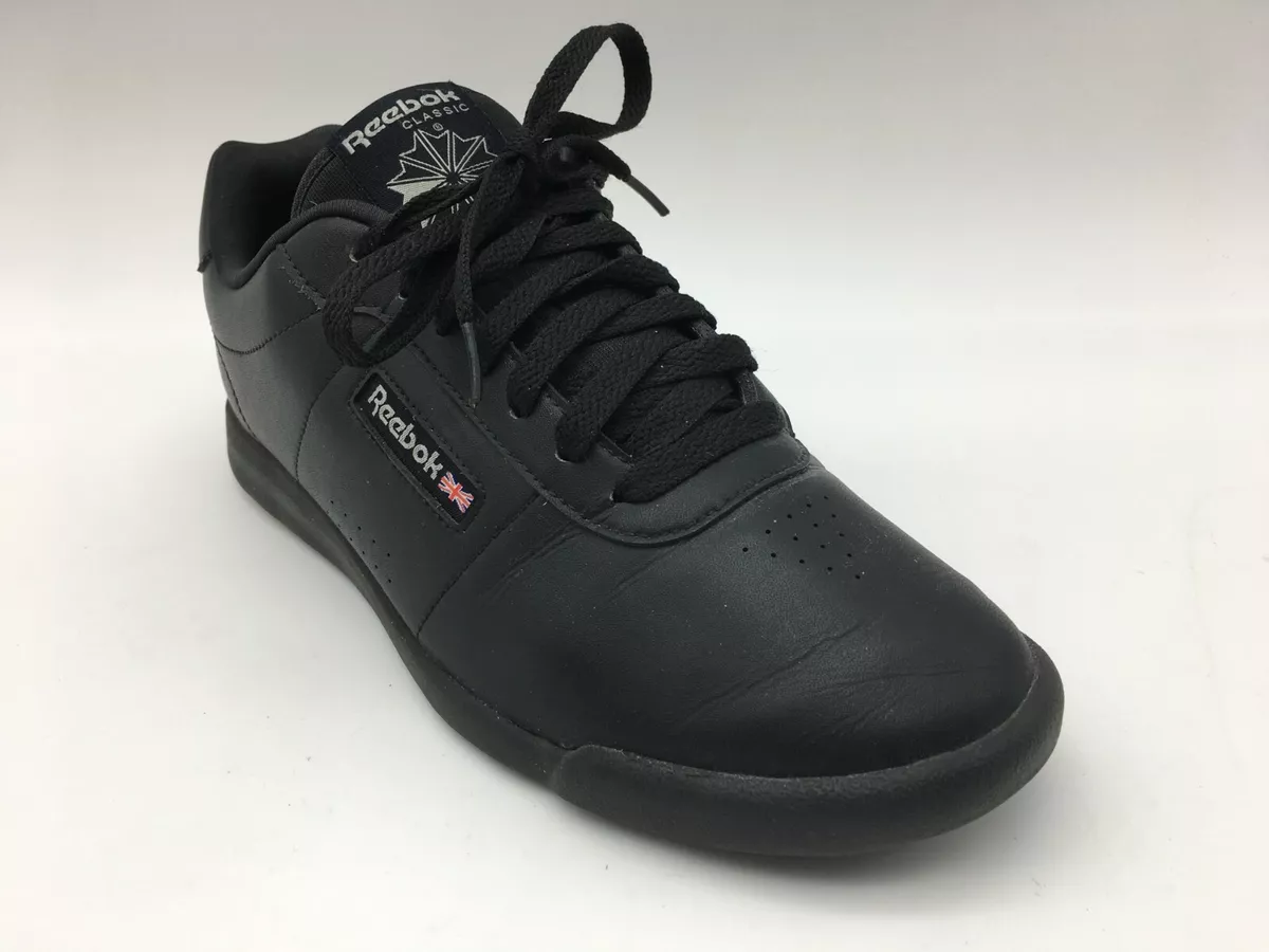 Reebok Classic Memory Tech Women s Size 9 WIDE Leather Black Shoes 116862032