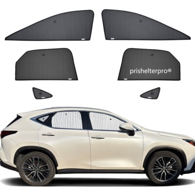 Fit For Lexus NX 2022-2025  Side Window Rest Black Silver Camp Privacy Sunshade
