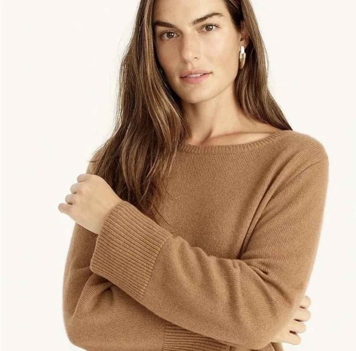 J.Crew Women s Wool And Recycled Cashmere Oversized Crewneck Sweater BB407 148