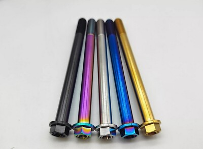 #ad #ad M10 Titanium Bolt Flange Hex Head DIN6921 20253035404550607080100mm $4.52