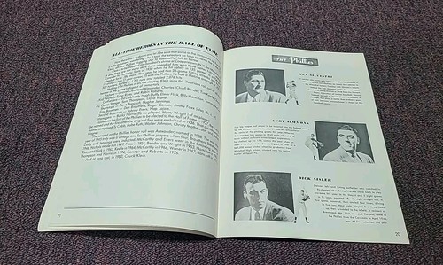 1950 World Series Program Philadelphia Phillies Vs New York Yankees 1980 Reprint - Picture 10 of 18