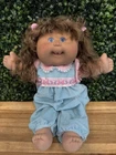 Clean! Vintage 2004 Cabbage Patch Girl Doll Brown Hair Blue Eyes PA-25