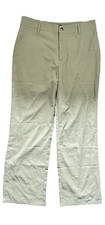 Womens Pretty Little Thing Shape Size 8 NWT Buttoned Green Classic Pants
