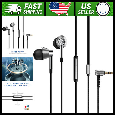 1MORE Triple Driver In-Ear Earphones Hi-Res Headphones Silver