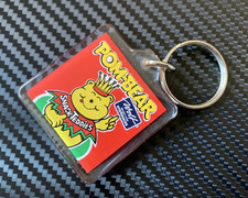 VINTAGE 90s POM-BEAR SNACK TEDDIES CRISPS FOOD KEYRING POM BEAR FOOD KEY RING