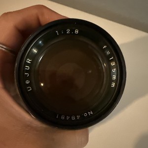 135mm 1:2.8 DeJur Automatic 55mm MF Film Lens for Canon FD Mount GOOD CONDITIONS