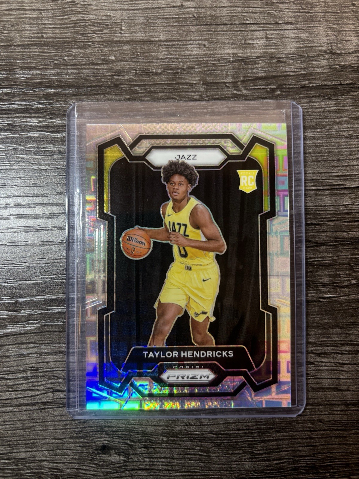 2023-24 Panini Prizm Taylor Hendricks #161 Pandora Premium Box Set Prizm /150 RC