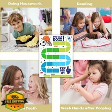 Kids Reward Chart 10Pcs 216 Stickers Chore Routine Daily Behavior Chart