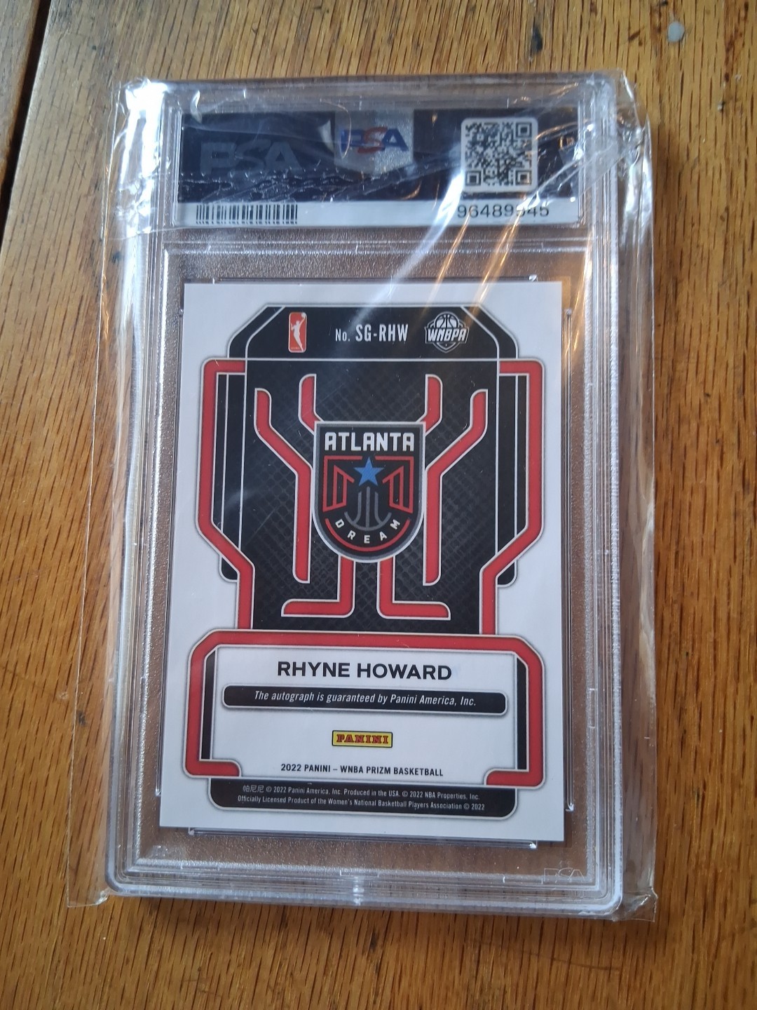 2022 Prizm WNBA Rhyne Howard Signature RC AUTO PSA 10! ROTY! ROOKIE! view 2