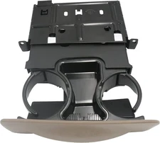 Dashboard Cup Holder Liner with Ashtray Tan