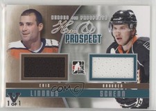 2011 ITG Heroes and Prospects Silver Vault 1/1 Eric Lindros Brayden Schenn 1c1