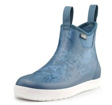 Aftco Men's Ankle Deck Fishing Boots - Blue Acid Camo - 11