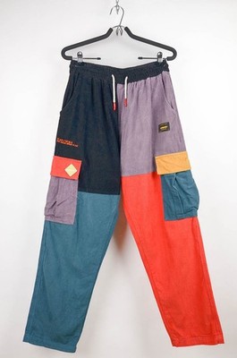 Stussy x Coursemy's Patchwork Corduroy Pants   Multicolor   Size XL