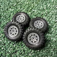 AXIAL Scx30 AXI-3315 Tires Foam & Wheels Grey...