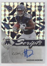 2022 Panini Mosaic Rookie Scripts Hassan Haskins #RS-HH Auto 4z8