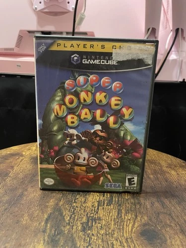 SEGA Super Monkey Ball Nintendo GameCube 2001 NTSC-U/C Action Arcade Multiplayer