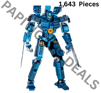 Pacific Rim Jaeger Gipsy Danger Robot Mech Building Brick Block