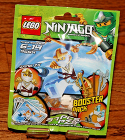 2012 LEGO NINJAGO ZANE ZX 9554 BOOSTER PACK 37 PIECES NEW SEALED CONDITIONS