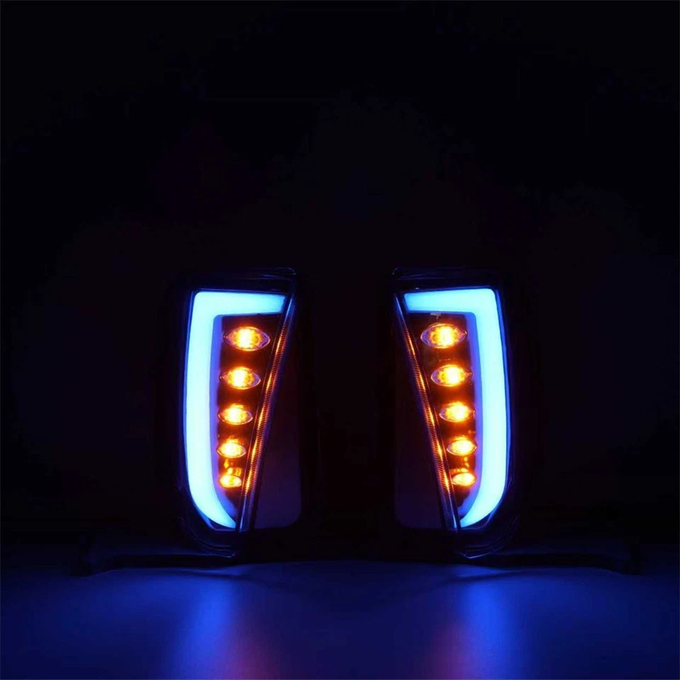 2PCS LED Turn Signal Light Daytime Running For Toyota Prius 2012-15 81521-47060 - Image 4 of 4