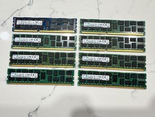 Lot of 8x 16GB DDR3 ECC Registered Server RAM PC3L-12800R 128GB Total