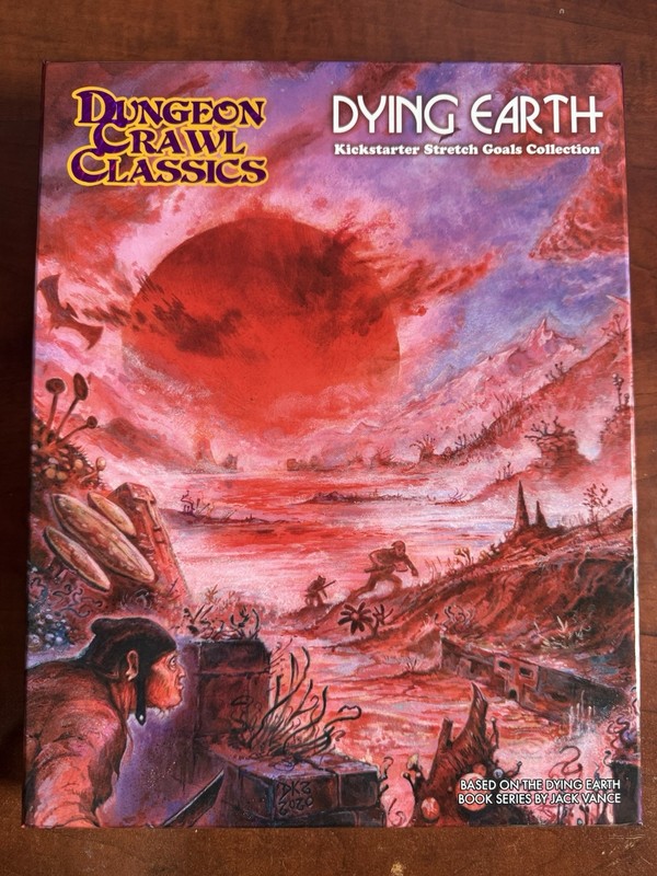 Dungeon Crawl Classics Dying Earth Boxed Set Kickstarter Stretch Goal Collection