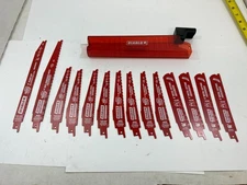 Lot Of 14 ~ Diablo Reciprocating Saw Blades With Plastic Case