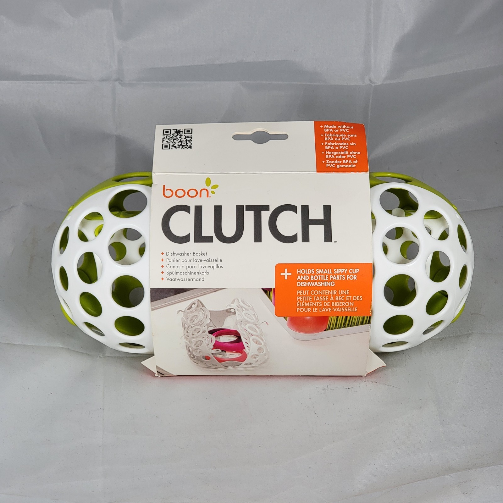 New Clutch Boon Dishwasher Basket For Baby Bottles Nipples and Pacifiers Sealed