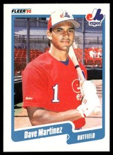 1990 Fleer Dave Martinez Montreal Expos #353B