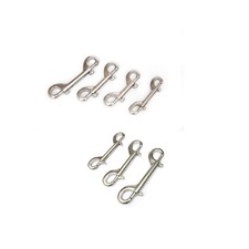 Karabinerhaken Klipp Öse 360 Grad Doppelt Drehgelenk Edelstahl Schnappbolzen